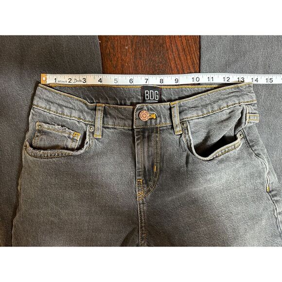 Urban Outfitters BDG y2k Gray Low Rise Boot Cut Jeans Size 28 - Picture 6 of 11